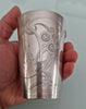 Superbe Timbale Russe Argent Massif 121 Gr Vermeil