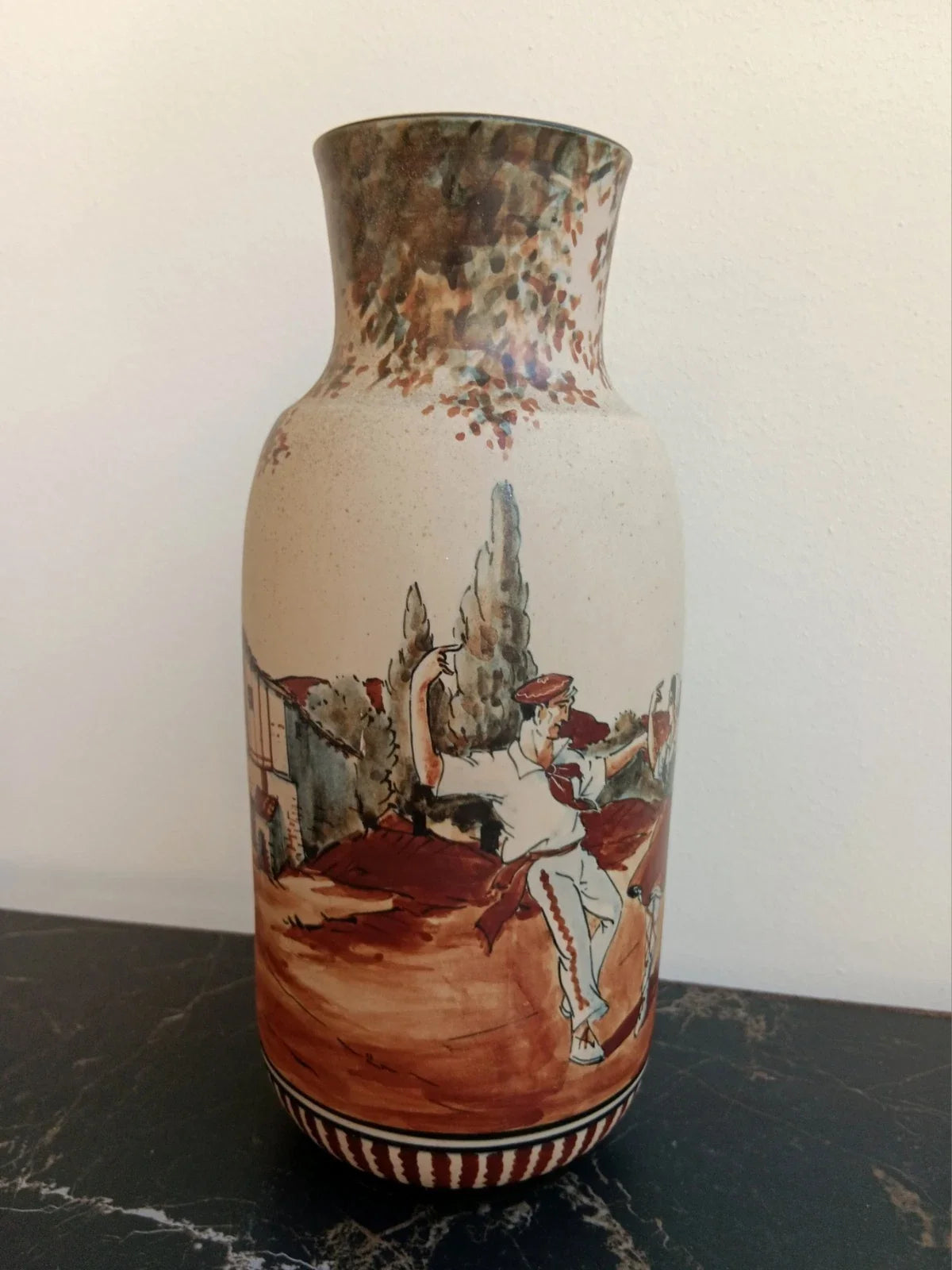 Richard Le Corrone Grand vase Grès R.F Ciboure