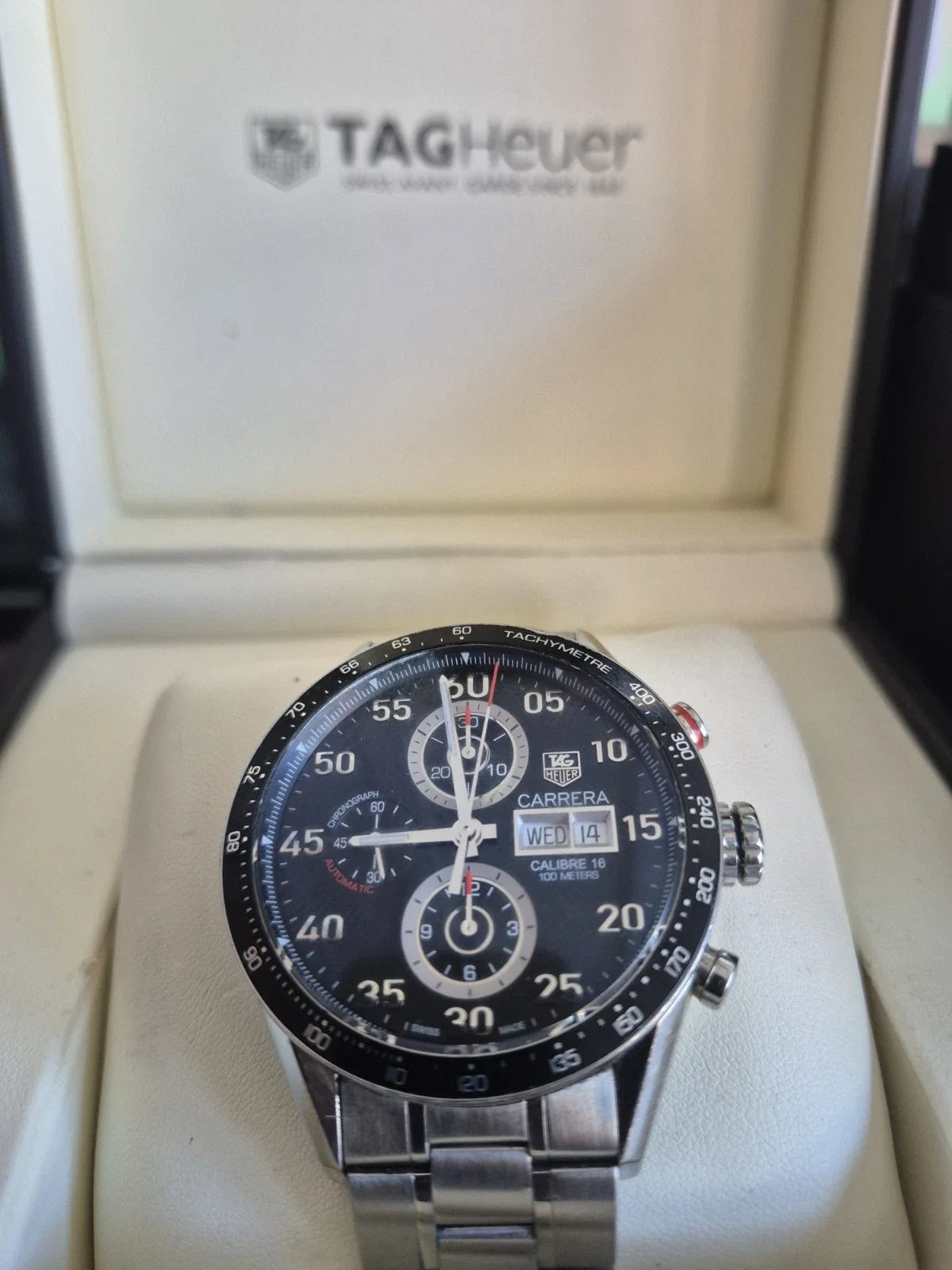 Tag Heuer Carrera Calibre 16 jours date 43 mm automatique CV2A10 - BOÎTE PAPIERS 2012-