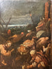 Ecole italienne XVII  scène religieuse huile panneau
