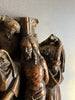 Petit groupe en bois sculpté haute époque XVIème