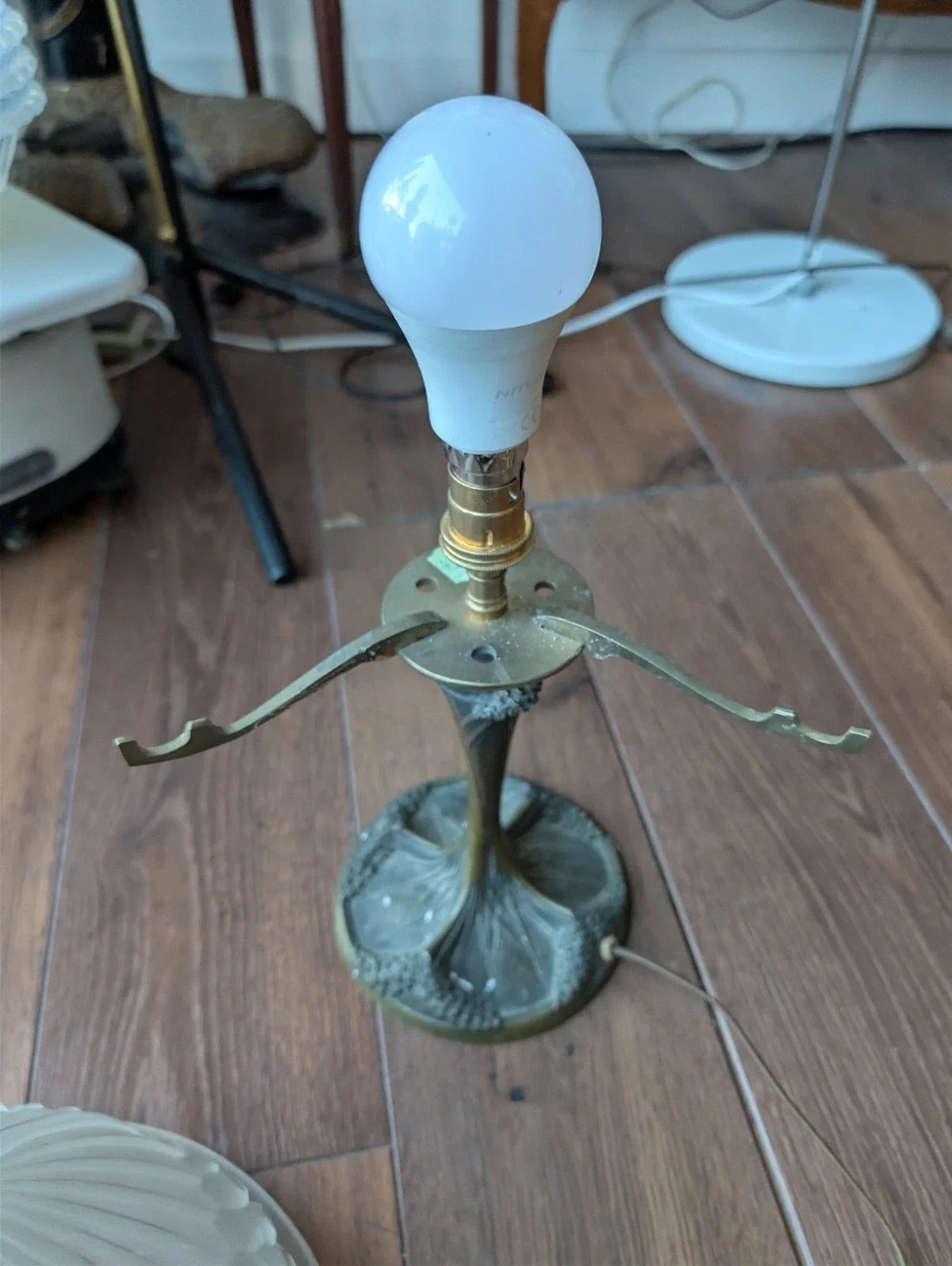 Lampe art deco georges leleu et schneider