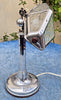 Belle lampe de bureau ancienne chromée pirouett