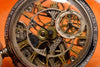 MONTRE ANCIENNE RARE GOUSSET SQUELETTE ARGENT NIELLO 1900 VINTAGE POCKET WATCH