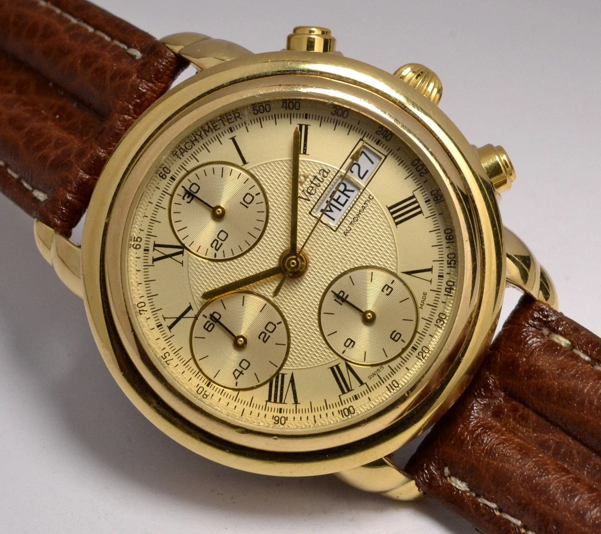 MONTRE  CHRONOGRAPHE VETTA AUTOMATIQUE ETA 7750 VINTAGE SWISS WATCH
