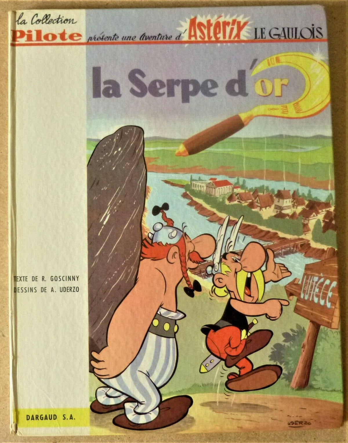 Astérix et obélix - pilote - la serpe d'or - 5 titres - e.o 1962