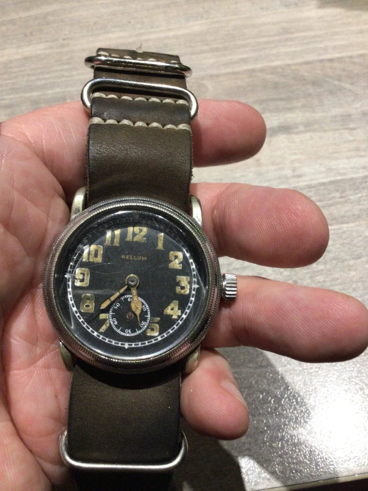 Montre ancienne aviateur vintage