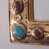 Miroir en céramique de François Lembo Vallauris vers 1960-1970