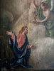Tableau Ancien Agonie Jésus Christ Jardin des Oliviers Peinture Religieuse 18ème