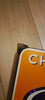 Plaque émaillée publicitaire ancienne chocolat poulain