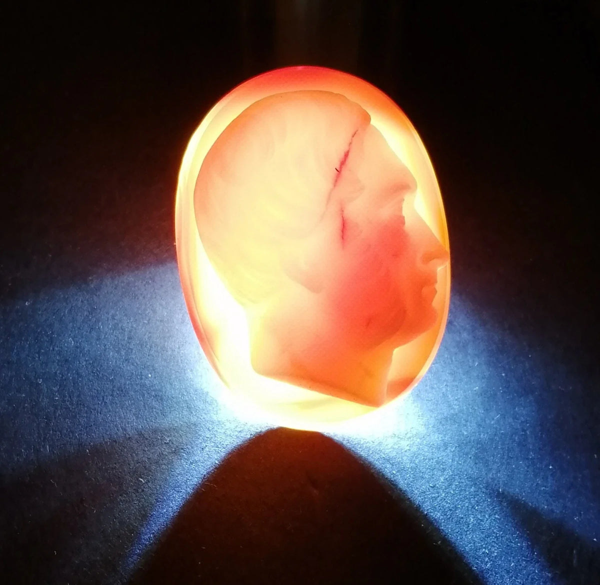 Camée sur agate par louis merley xix ème siècle