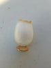 Rare Ancien Petit Vase Daum Nancy Gardeuse D Oies Verre Givré. Bordé D Or.