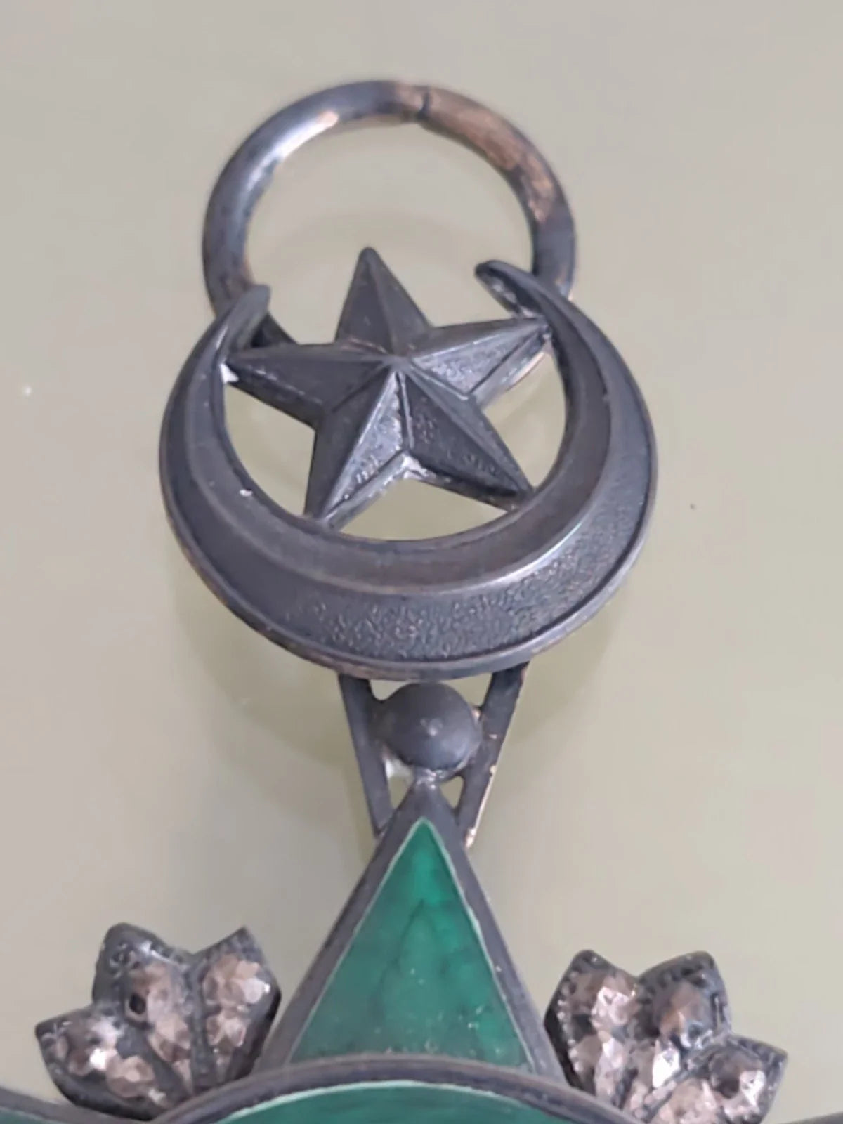 Insigne Ordre du Nichan Iftikhar - Tunisie-Empire Ottoman - Argent & Émail-