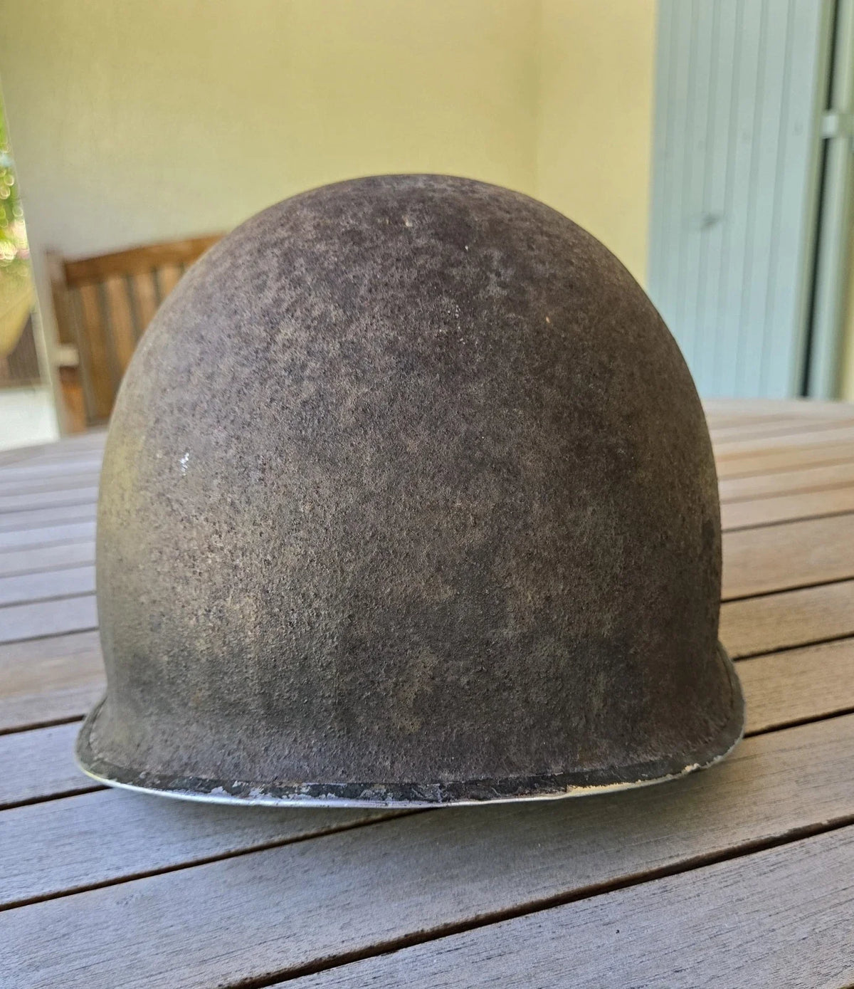 Casque US M1 ww2 de sergent à pattes fixes
