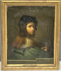 Tableau Ancien Huile Portrait Joueur de Violon Homme Renaissance Raphael XIXe