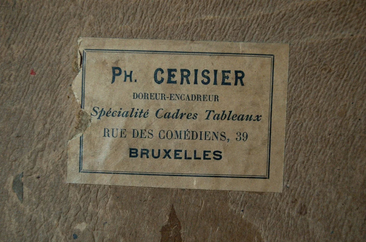 Henri cassiers (1858-1944)  porteuses d'eau école belge