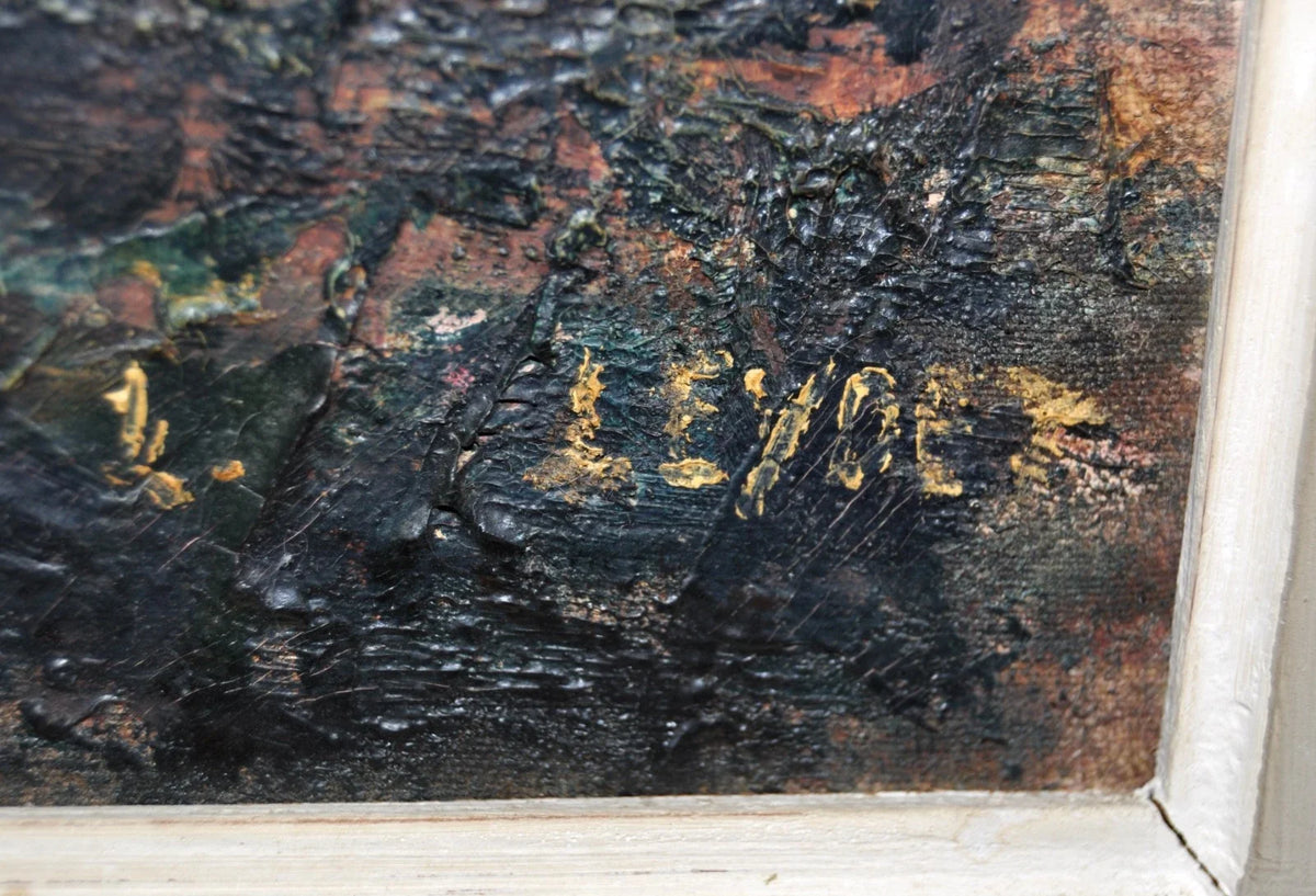 Toile louis leydet les baigneuses école provençale