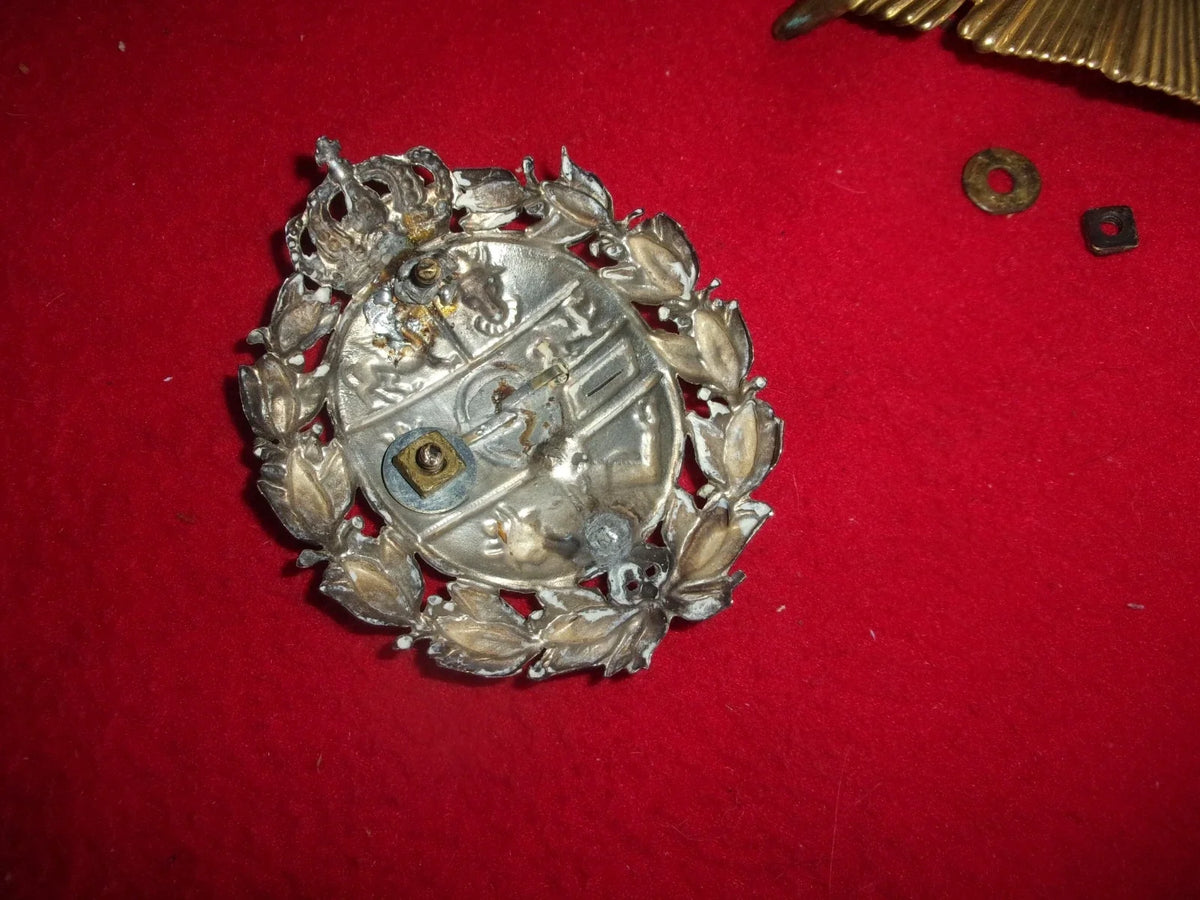 plaque officier de réserve casque à pointe mecklembourg WWl