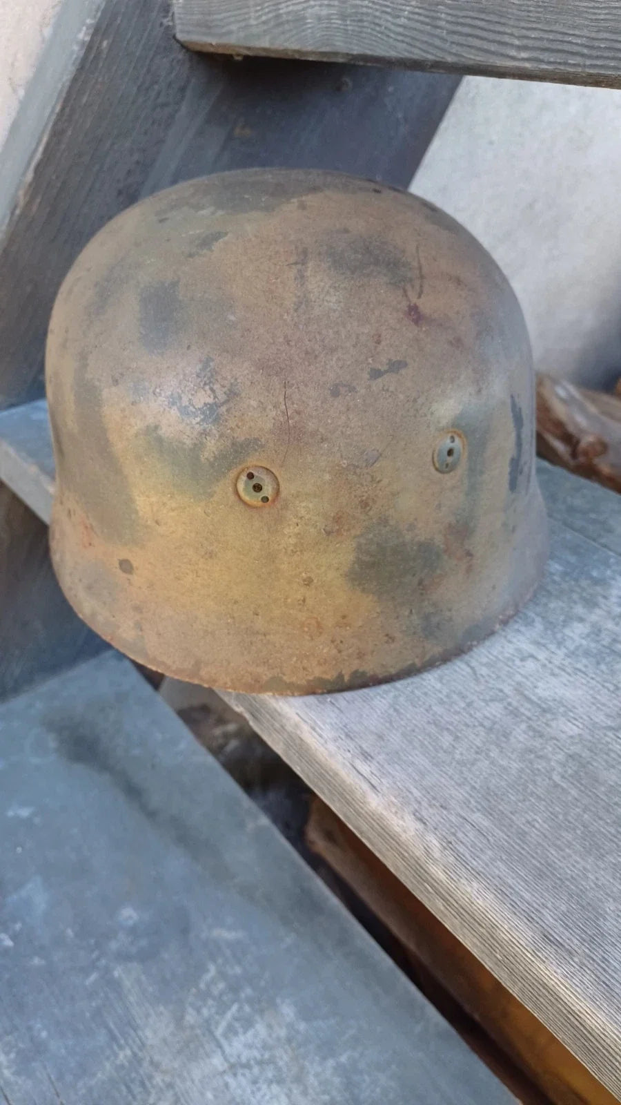 Casque de parachutiste M38, parachutiste, aéroporté, LW, camouflage