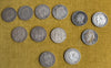 Lot 35 pièces anciennes argent ecu xix ème nap 3 louis philippe leopold hercule
