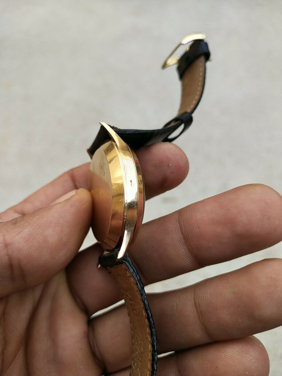 Montre vintage bulova cronograph automatic or18k