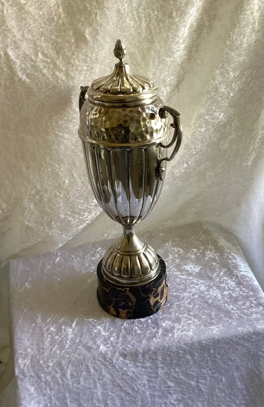 RARE GRANDE COUPE  TROPHÉE ANCIENNE ARGENT MASSIF
