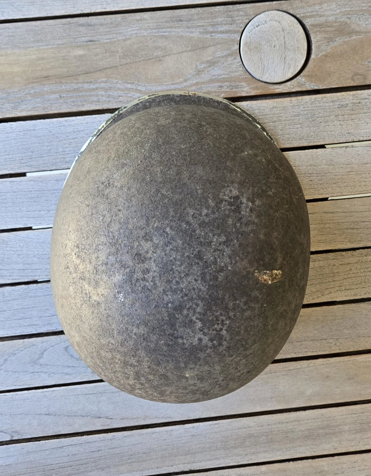 Casque US M1 ww2 de sergent à pattes fixes