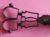 Mouchette ciseaux vintage mèche chandelle 19ème