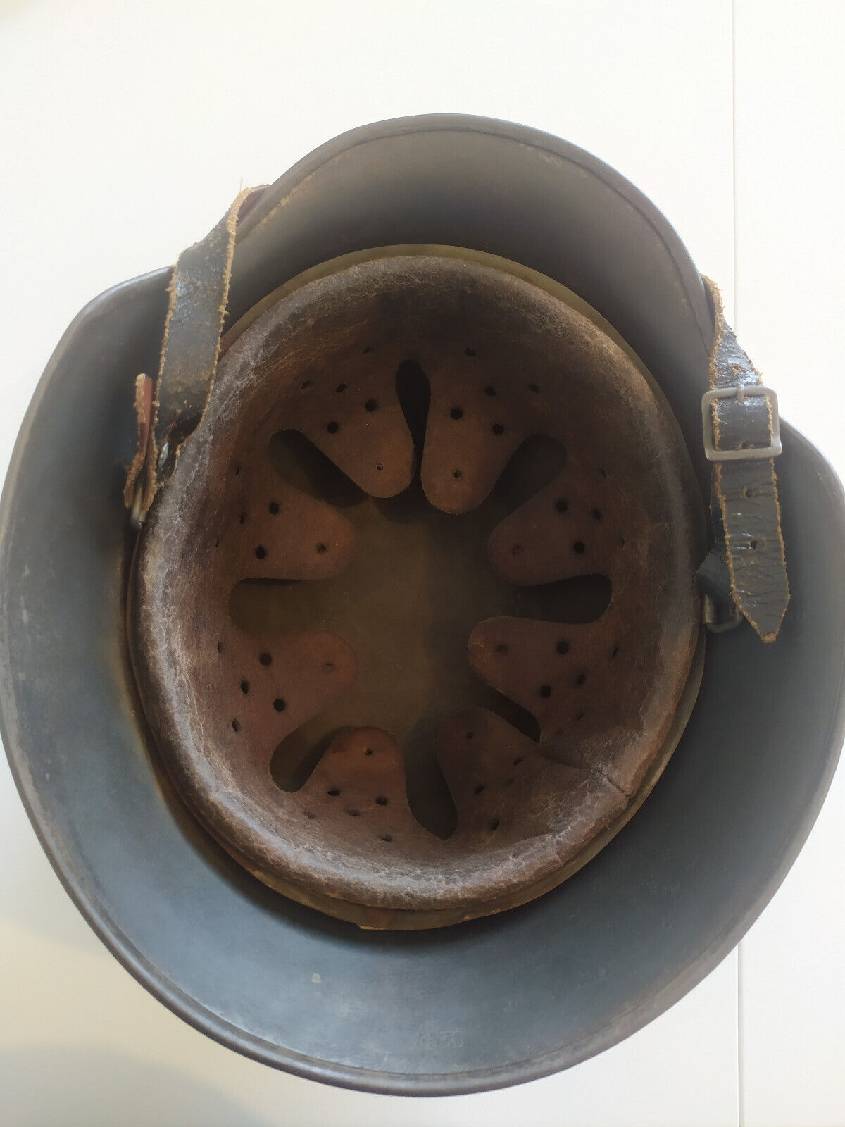 casque allemand M35 lutfwaffe double insignes WW2