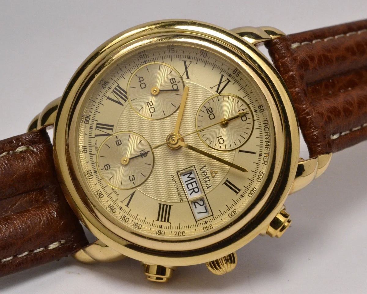MONTRE  CHRONOGRAPHE VETTA AUTOMATIQUE ETA 7750 VINTAGE SWISS WATCH