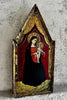 Tableau Ancien Vierge à l’Enfant Jésus Peinture Religieuse Retable Renaissance