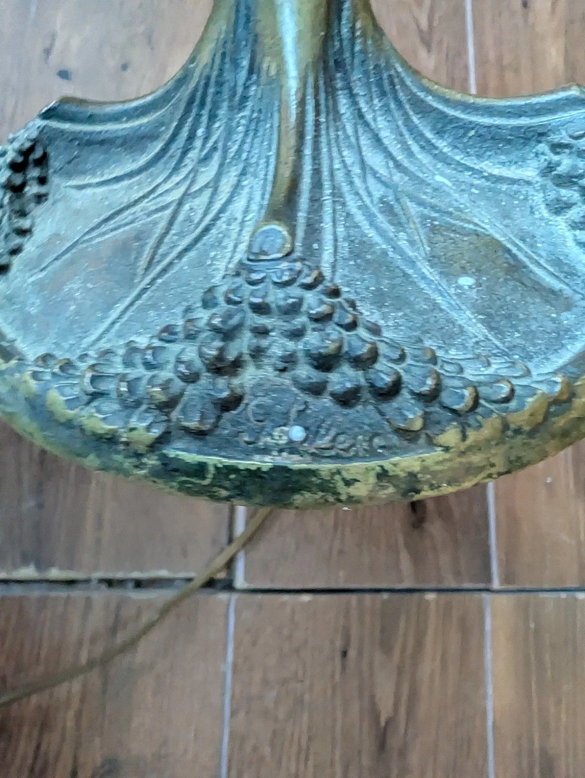 Lampe art deco georges leleu et schneider