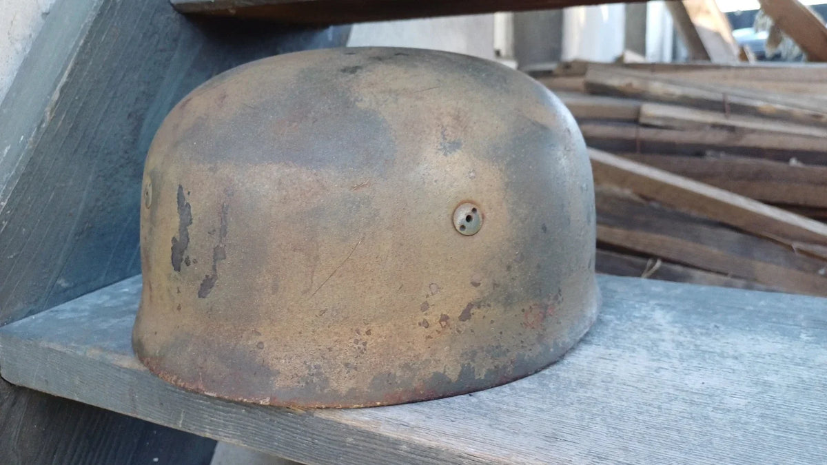 Casque de parachutiste M38, parachutiste, aéroporté, LW, camouflage