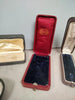 Lot de 8 boites ecrin rangement bijoux montres bijouterie joaillerie velour e44