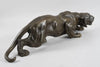 Statuette en bronze tigre rampant