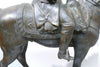 Sculpture ancienne en bronze de Rudolf Kaesbach (1873-1955). Napoléon à cheval