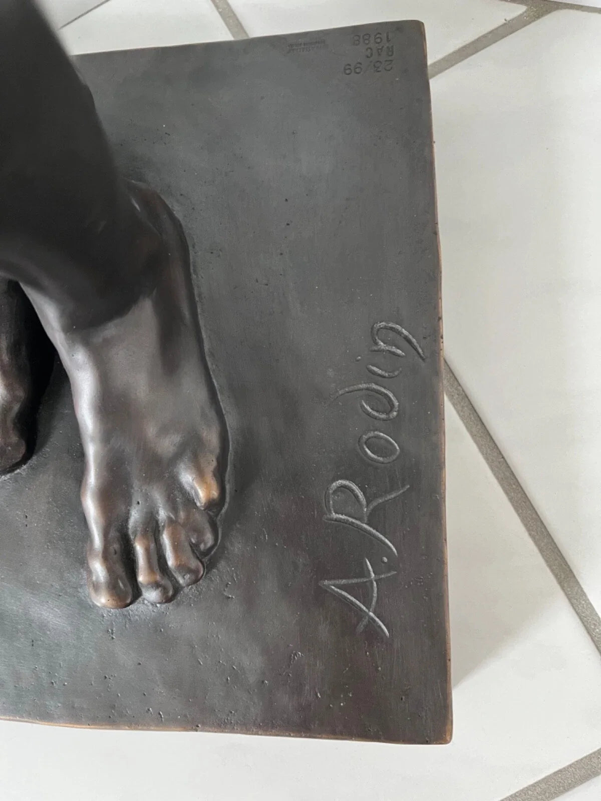 Sculpture d'Auguste René François Rodin - L'âge du mari