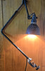 LAMPE GRAS / Belle lampe ancienne d'atelier en tôle signé GRAS /Tout d'origine