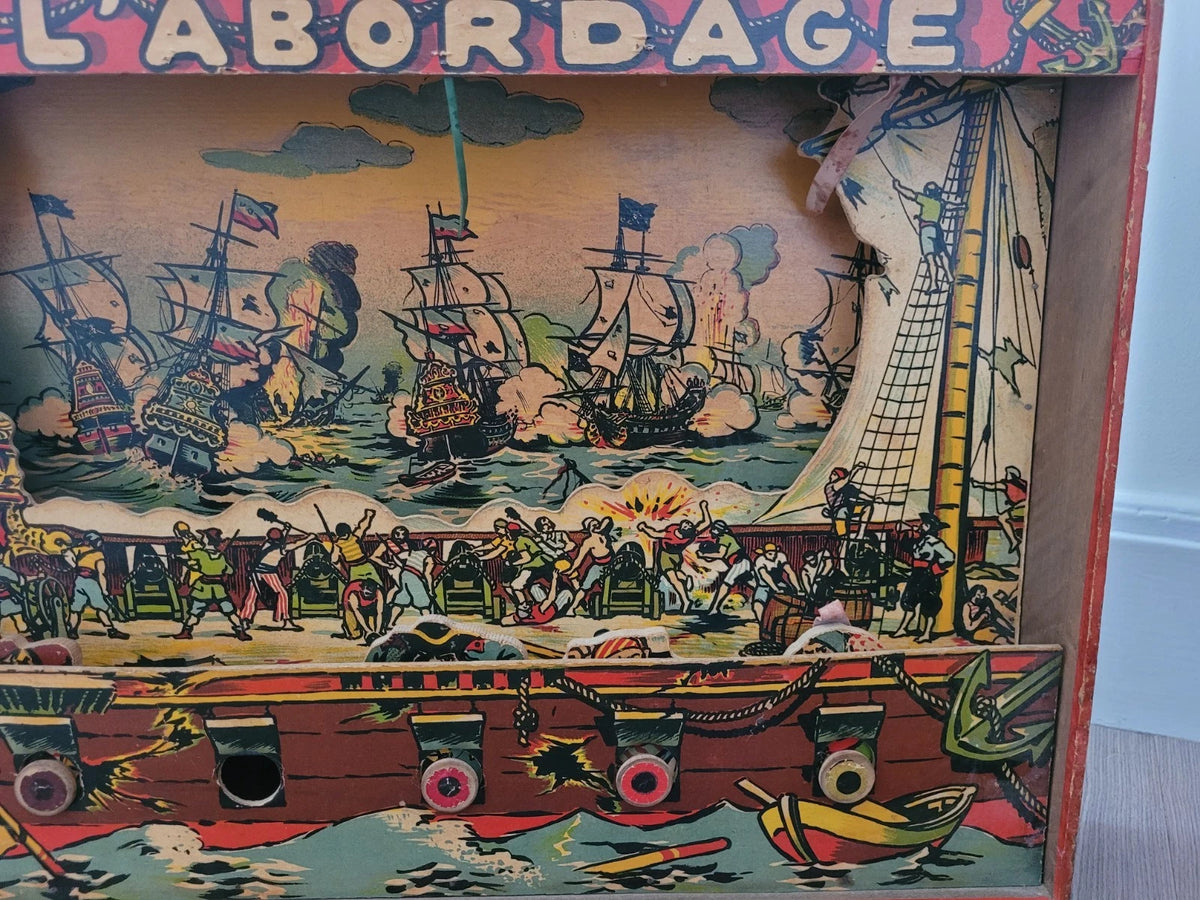 Jouet ancien jeu de tir A l'abordage