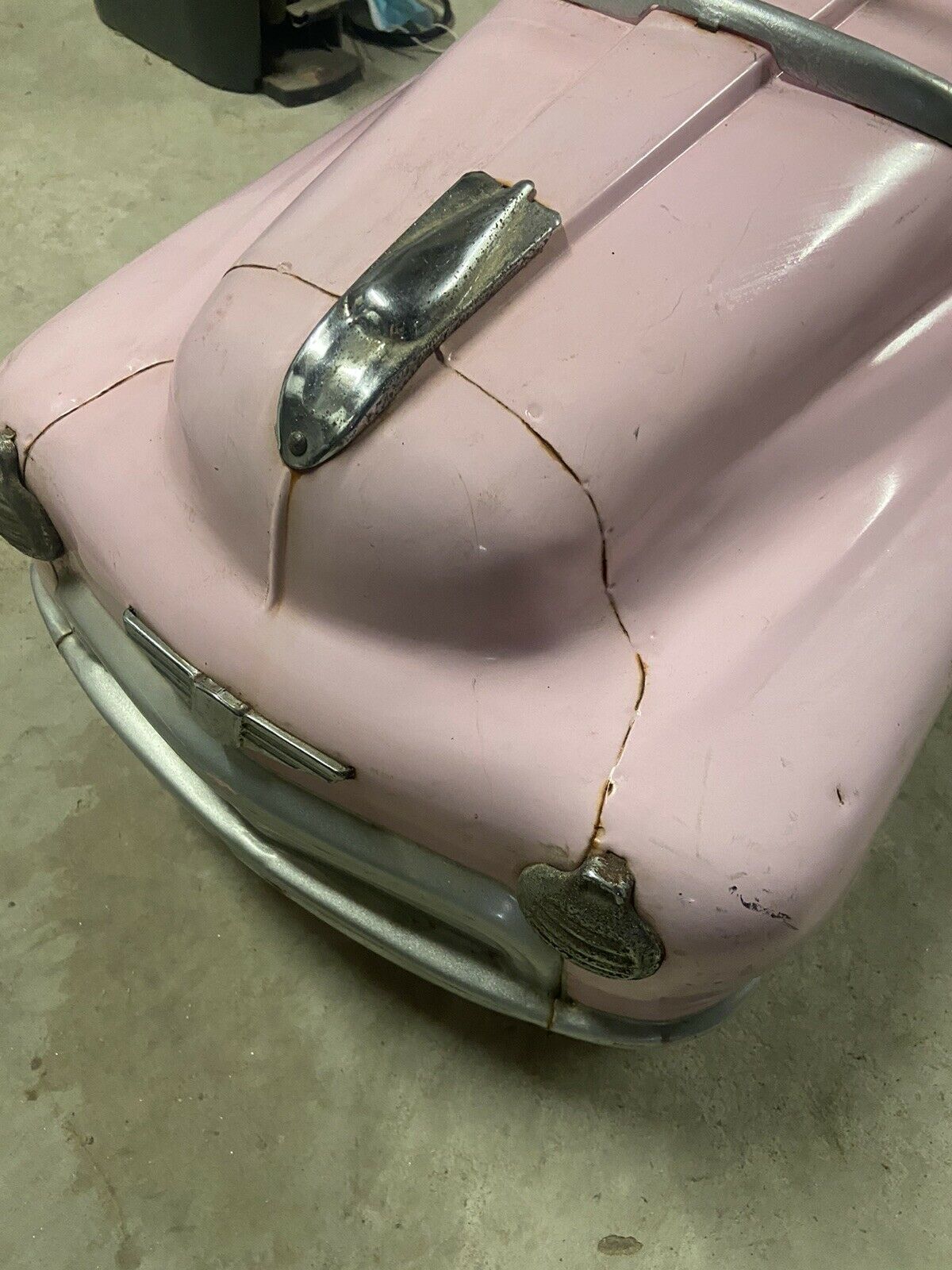 Voiture A Pedales Anciennes Buick Metal.