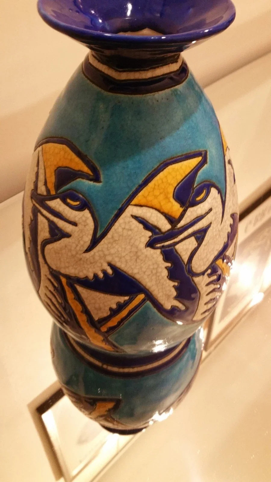 Vase art déco Charles Catteau, Boch, Keramis