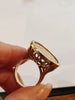 Bague ancienne en or jaune 18 carats avec un Napoléon