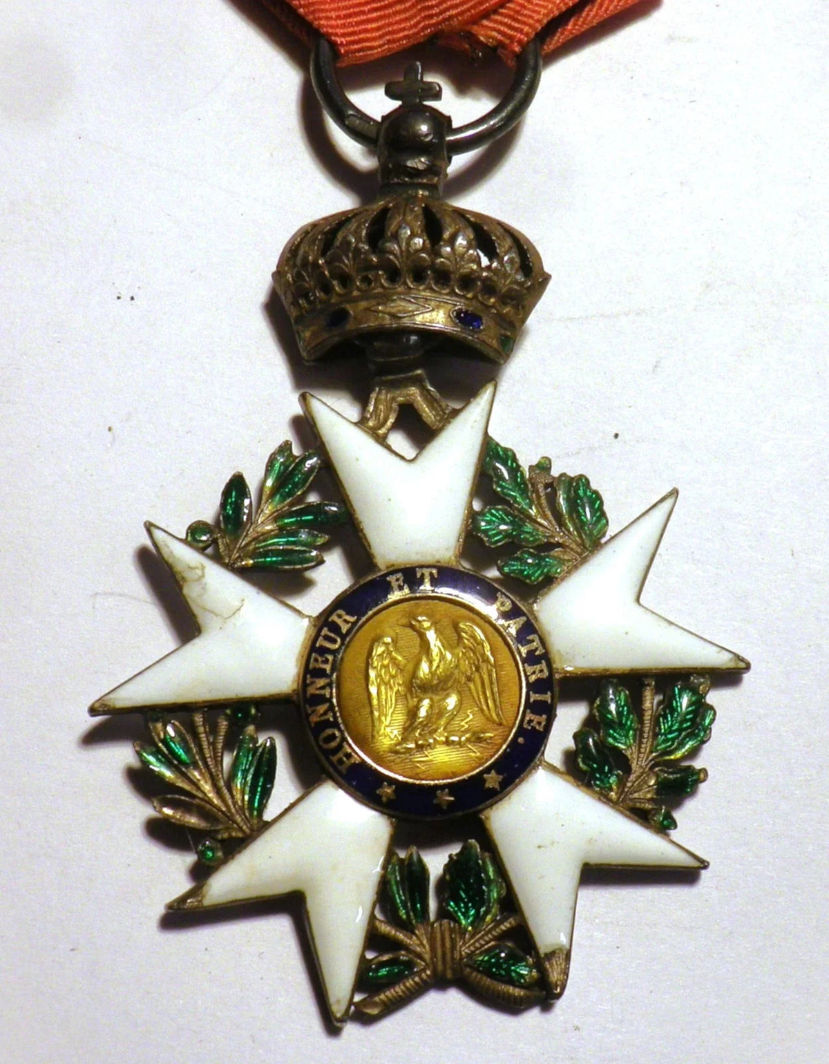 Médaille ordre légion d'honneur 2ème type 1er empire napoléon argent or xixème