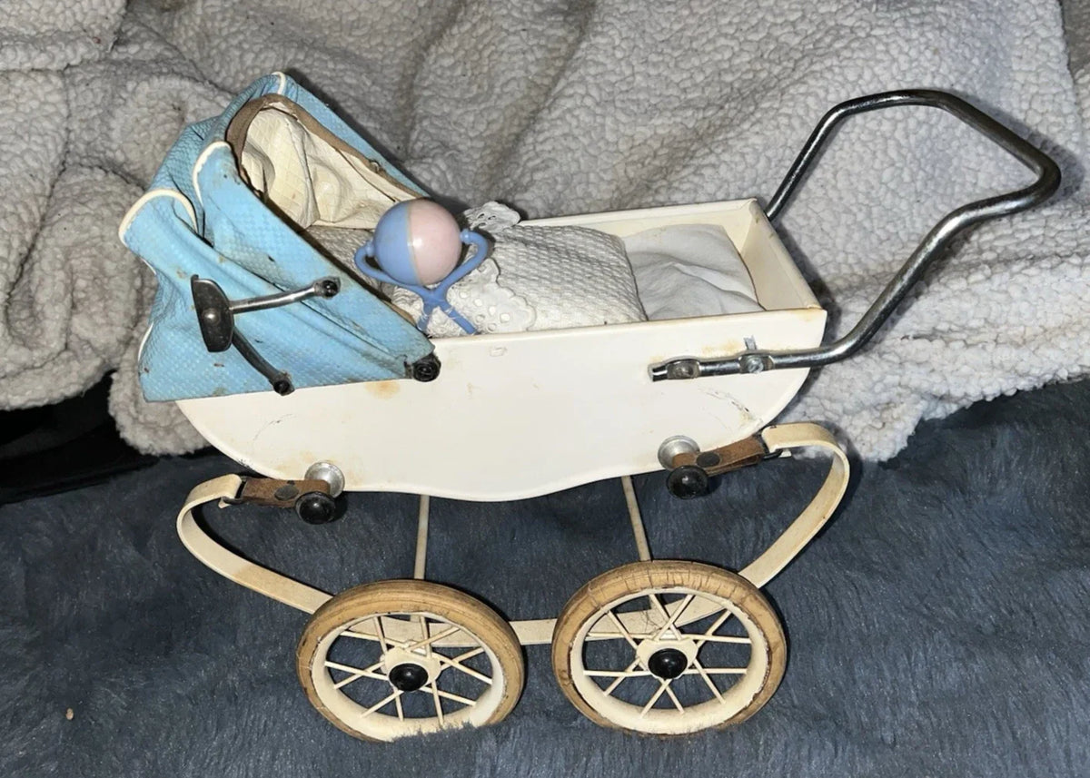 Petit landau Type Doucet pour poupée anciennes taille bleuette