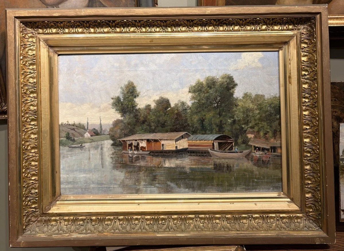 Tableau école Impressionniste XIXe Sisley