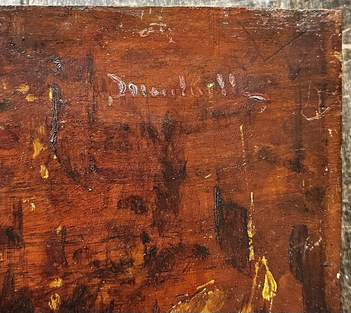 MONTICELLI Adolphe Tableau Ancien Scène Biblique Royale Princesse Peinture 19ème