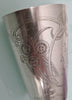 Superbe Timbale Russe Argent Massif 121 Gr Vermeil