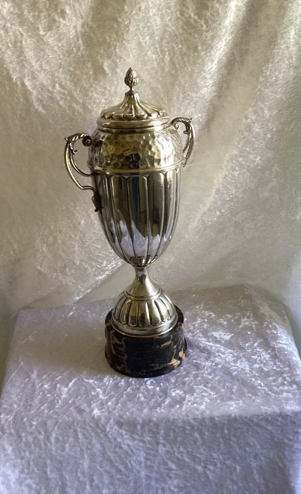 RARE GRANDE COUPE  TROPHÉE ANCIENNE ARGENT MASSIF