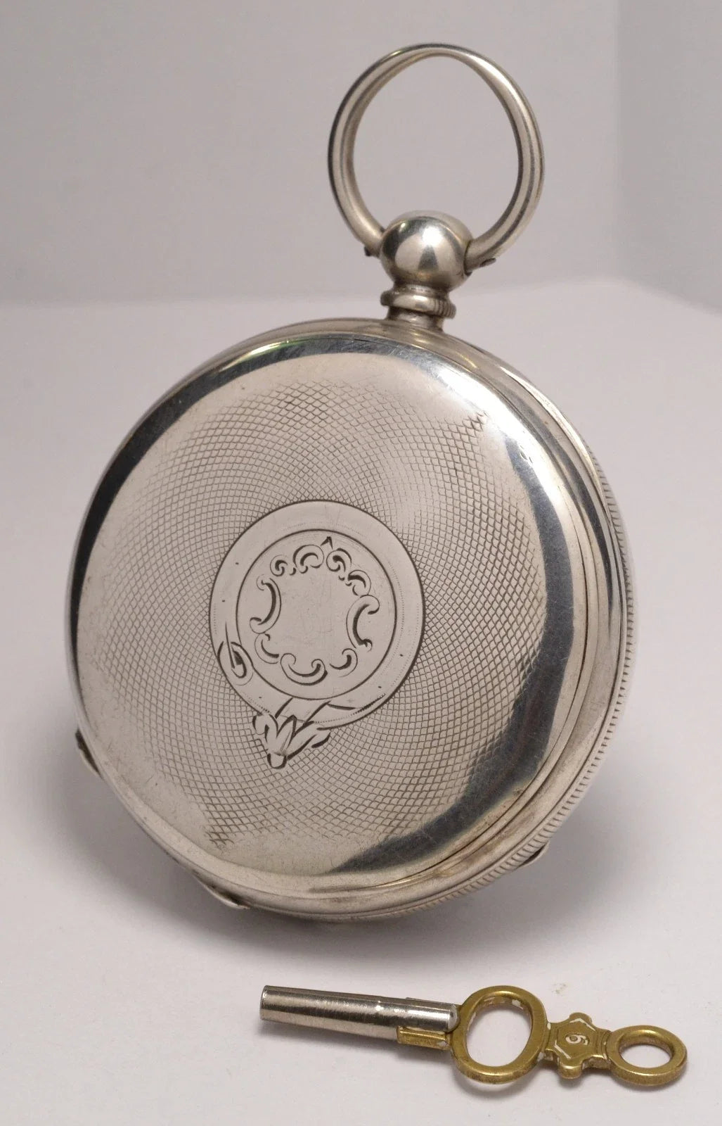 MONTRE GOUSSET ARGENT 3 AIGUILLES 12H ET 24H VINTAGE 1890 POCKET WATCH