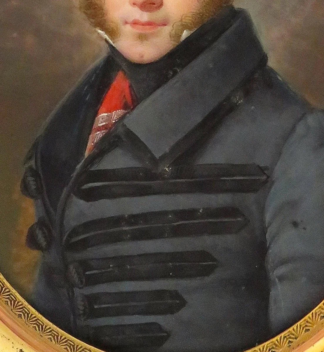 MANSION (1785-1840). Rare et belle MINIATURE signée et datée 1820.